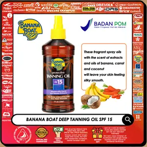 Banana Boat Tanning Oil SPF 15 Protective Sun Care Mosturizer 236ml