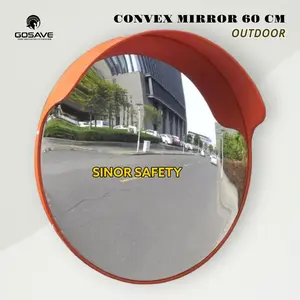 Convex Mirror 60cm Kaca Cembung Safety Jalan Tikungan Outdoor