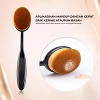 Gambar Brush Make Up Oval Gagang Kuas Make Up Foundation Liquid Bulu Halus dari Amy's Diary Kab. Tangerang 3 Tokopedia