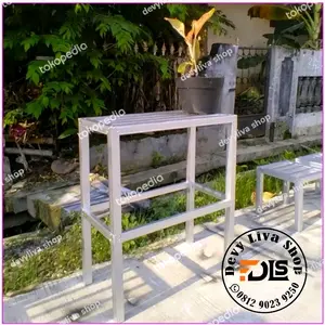 Rak pot tanaman minimalis 60x30x70