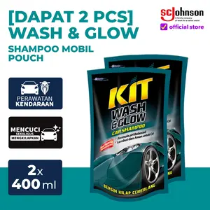 (Dapat 2Pcs) Kit Wash & Glow Pouch 400mL