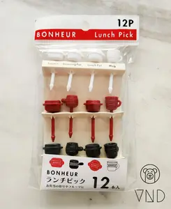 Bonheur Lunch Bento Picks/ Tusuk Bekal Bonheur/ Hiasan Bento