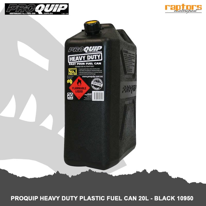 Proquip Heavy Duty Plastic Fuel Can 20L Black - Shop | Tokopedia