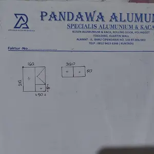Kusen + jendela Alexindo 4" pesanan kusus Ibu Lila di jatikramat