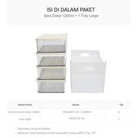 Gambar Silicook Mix Set Food Trim 1200ml (4xDeep 1200ml + 1 Tray large) dari Silicook Indonesia Kota Administrasi Jakarta Barat 5 Tokopedia