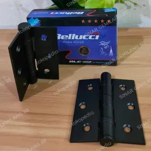 Engsel Bellucci 3 inch HITAM / Engsel Jendela Bellucci 325 BL