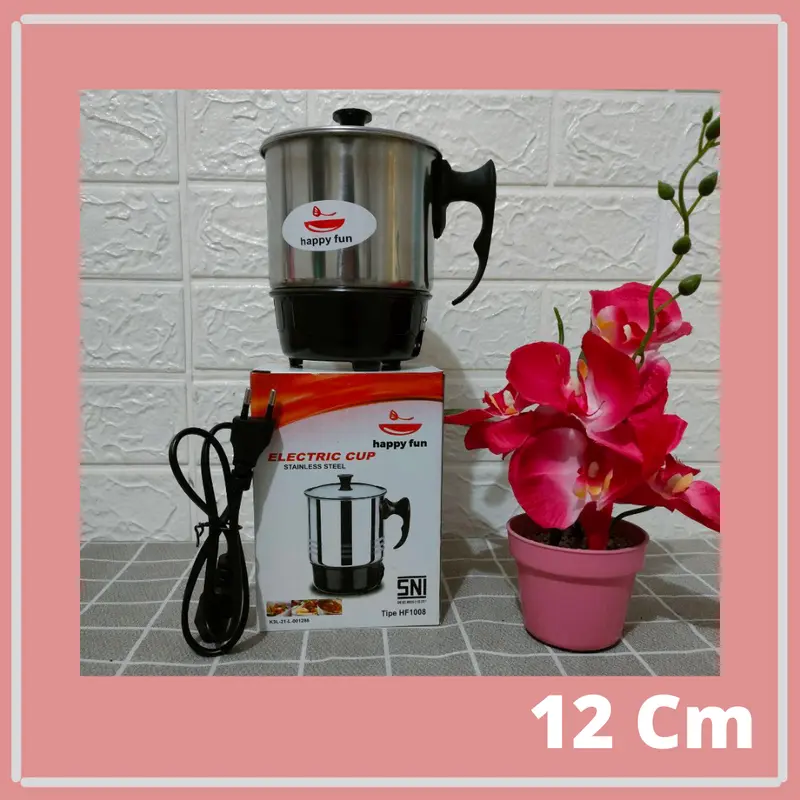 Mug Elektrik 11/12/13/14/15 CM / Teko Listrik/ Mug Listrik Gelas Masak 1