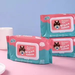 Pet Wipes 4Pack Tissue Pembersih Anjing Kucing 80sheets