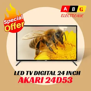 AKARI 24D53 LED TV DIGITAL 24 INCHI AKARI LE-24D53 LE 24D53 LE - 24D53