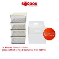 Gambar Silicook Mix Set Food Trim 1200ml (4xDeep 1200ml + 1 Tray large) dari Silicook Indonesia Kota Administrasi Jakarta Barat 1 Tokopedia