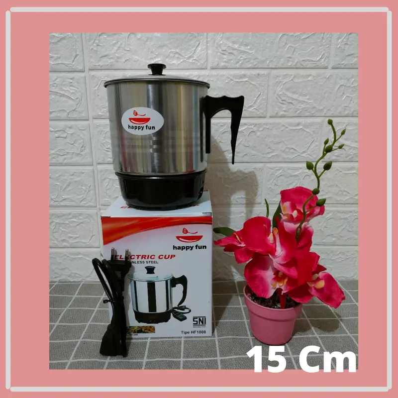 Mug Elektrik 11/12/13/14/15 CM / Teko Listrik/ Mug Listrik Gelas Masak 4