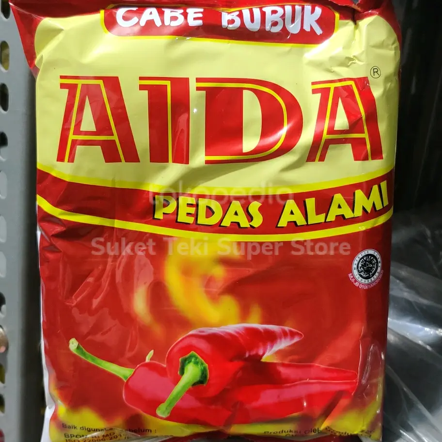 Cabe Bubuk Giling Aida 500 gr Bumbu Tabur Cabai Asli Premium READY