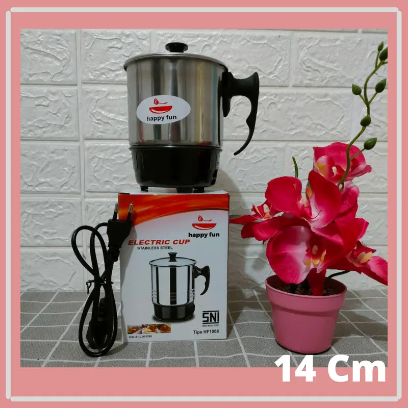Mug Elektrik 11/12/13/14/15 CM / Teko Listrik/ Mug Listrik Gelas Masak 3