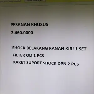 pesanan khusus Chevrolet optra