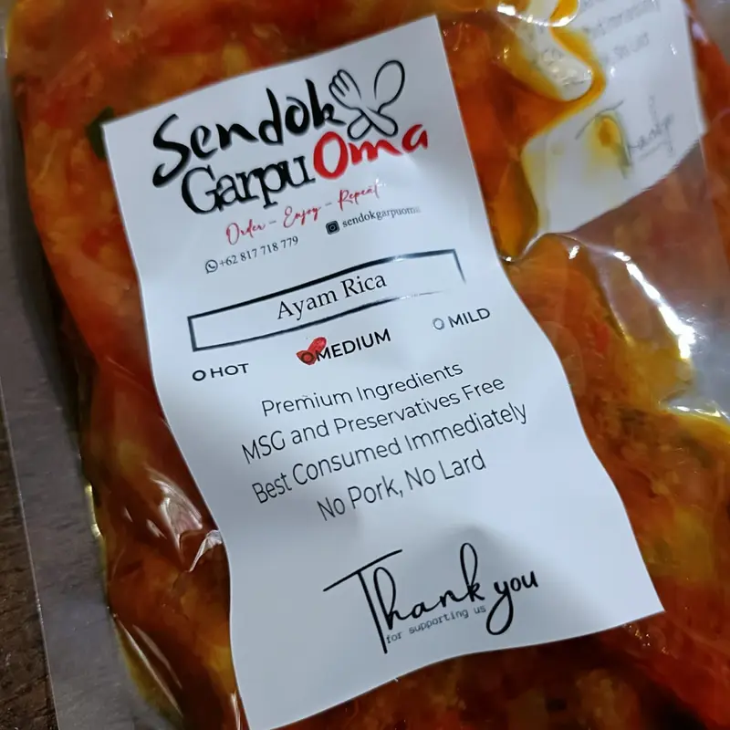 Ayam Rica SGO (Tanpa Pengawet dan MSG) 1