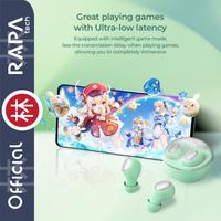 Gambar RAPAtech TW3031 - TWS Air Crystal I Dual Music Gaming - 24 Jam BT 5.3 - Putih dari RAPAtech Jakarta Kota Administrasi Jakarta Barat 4 Tokopedia