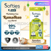 Gambar SOFTIES - Masker 3D Surgical Mask 4 Ply JAPANESE | Model Earloop KF94 - EDISI RAMADHAN dari INTI MEDIKA STORE Kota Bandung 3 Tokopedia