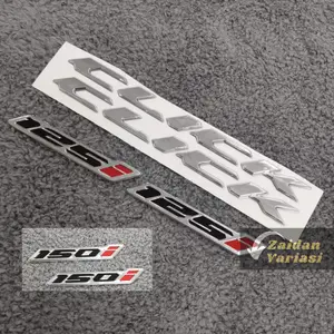 Emblem Click 125i 150i Stiker Logo Timbul Vario 125 New Old 160 150 Aksesoris Motor