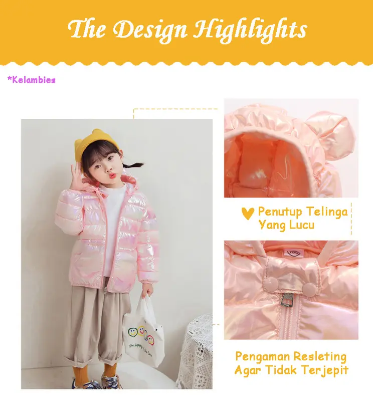 Jaket Winter Anak Jaket Anak Musim Dingin Kids Winter Coat Jaket Salju 1