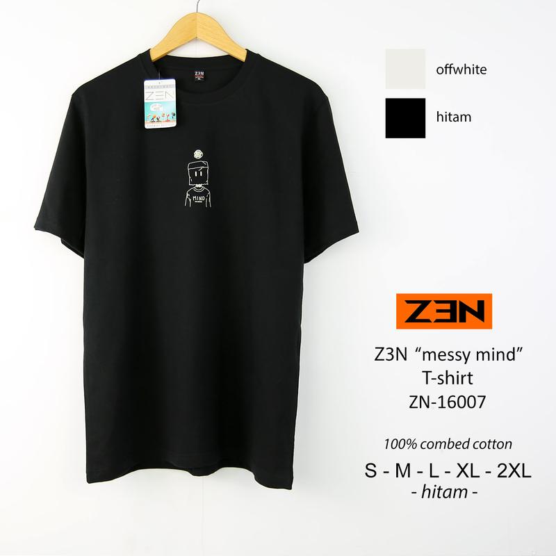 GANTIBAJUID Z3N KAOS OBLONG T-SHIRT PRIA LENGAN PENDEK ZN-16007 1