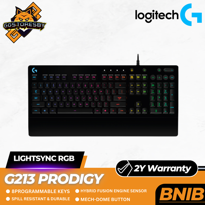 Gambar LOGITECH G213 PRODIGY Gaming Keyboard dari GGSTORESBY Kota Surabaya Tokopedia