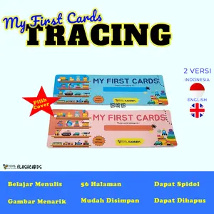 Mainan Edukasi Anak My First Cards Kartu Flashcard Belajar Tulis Abjad