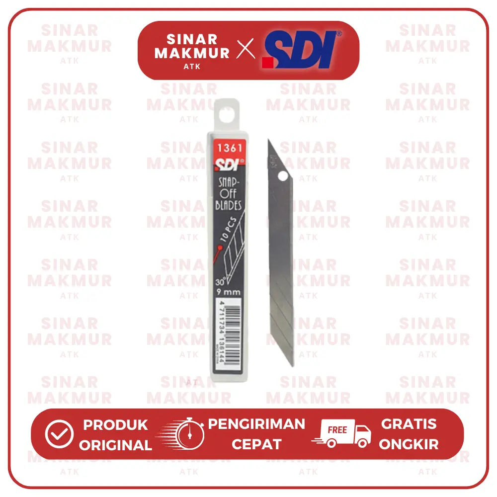 Isi / Refill Cutter Blade 30 Derajat SDI 1361 (TUBE)