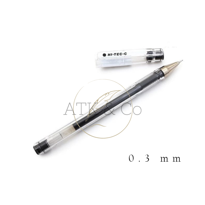Gambar Pulpen Pilot Hi-Tec-C 0.3mm - Bolpen Pena Gel HiTec HiTech 0,3 mm - Hitam dari ATK & Co Kota Bandung Tokopedia