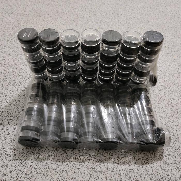 Gambar pot jar cream 2-3 gr tutup hitam murah berkualitas dari Faforits Kota Surabaya Tokopedia