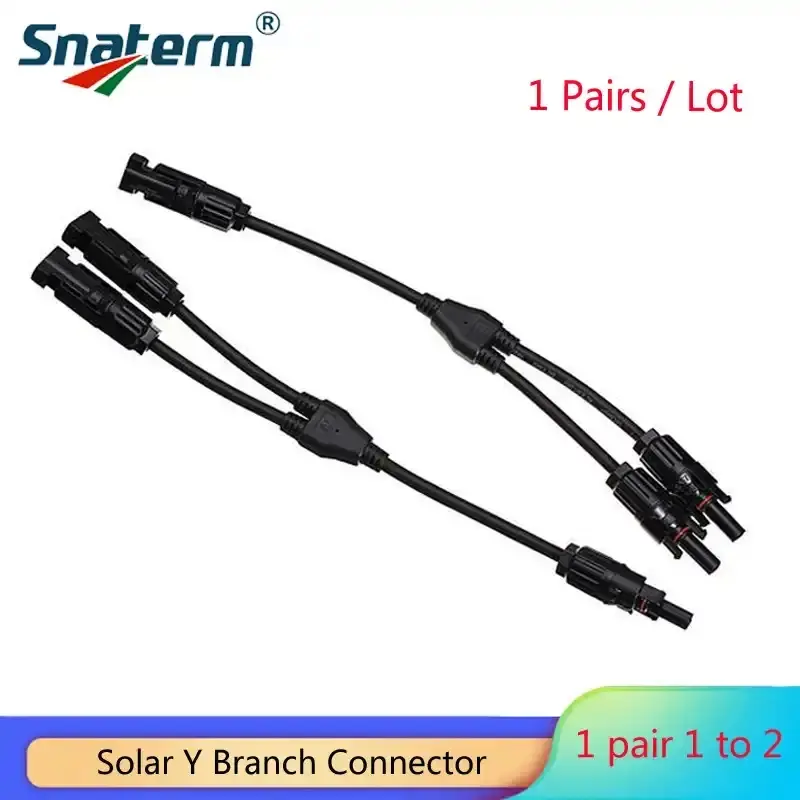 Konektor Cabang Y 1 Pair MC4 Adapter M/M/F dan F/F/M Untuk Solar pane