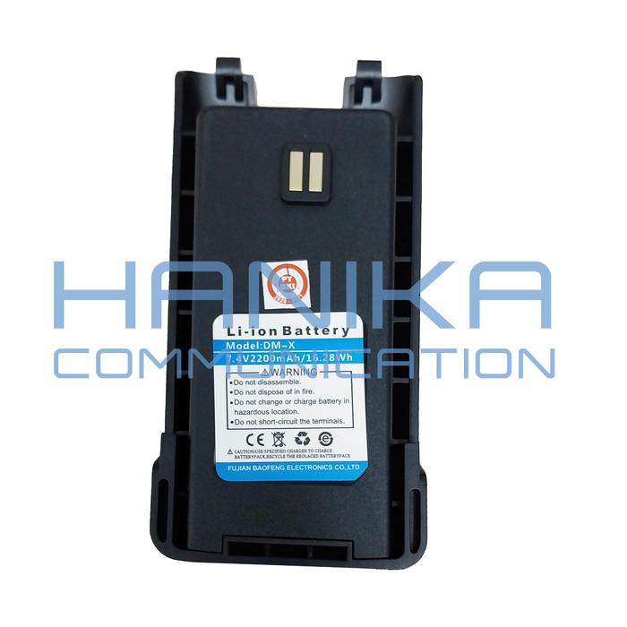 Gambar Baterai HT Baofeng DM-X Ori Baru Battery Handie Talkie DMX Digital dari Hanika Communication Kota Administrasi Jakarta Barat Tokopedia