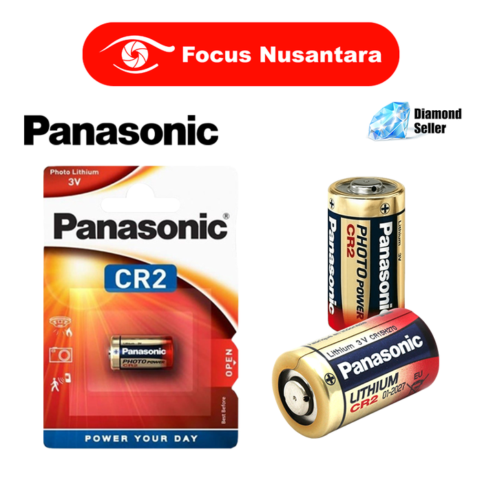 Gambar Panasonic CR2 3V Lithium Battery dari Focus Nusantara Kota Administrasi Jakarta Pusat Tokopedia