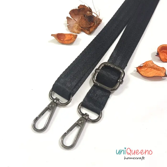 Gambar Strap Bag Sling Hitam Bahan Seatbelt dari Satu Sisi_NEW Kota Administrasi Jakarta Barat 3 Tokopedia