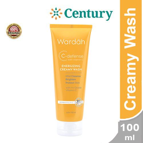 Gambar Wardah C-Defense Energizing Creamy Wash 100ML / Pembersih Wajah dari Apotik Century Kota Administrasi Jakarta Pusat Tokopedia