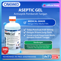 Gambar ONEMED - Aseptic Gel 500ml Refill / Antiseptik Gel / Hand Sanitizer dari INTI MEDIKA STORE Kota Administrasi Jakarta Barat 1 Tokopedia