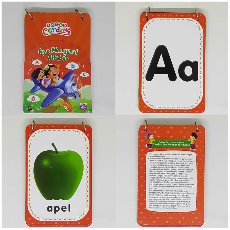 Flash Card Anak - Kartu Cerdas Edukasi Islami - Asmaul Husna, Hijaiyah 5