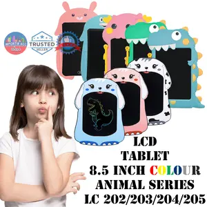 LCD 8.5 Inch Colour Animal Writing And Drawing Tablet Papan Tulis Anak