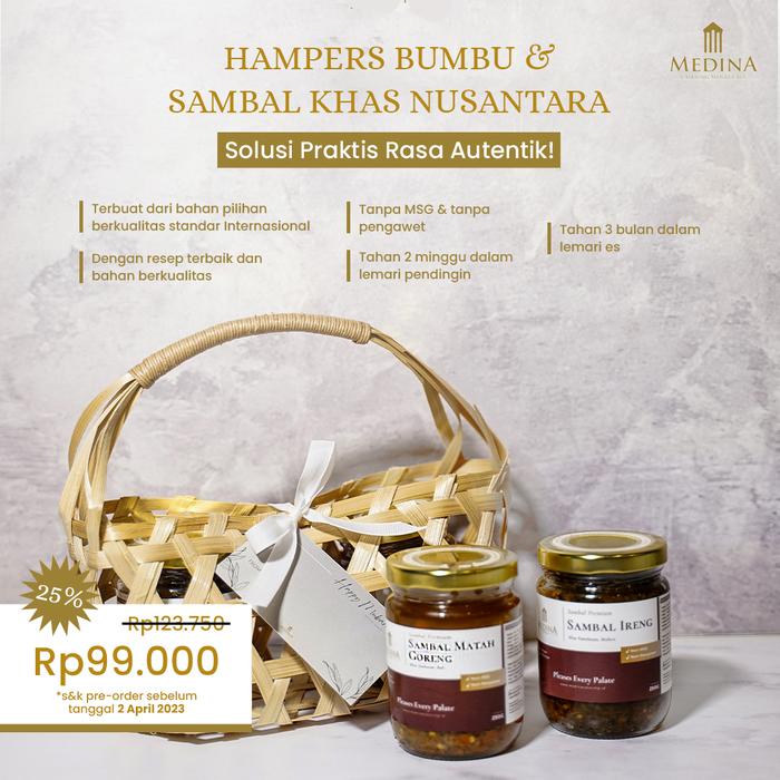Gambar sambal hampers dari Medina Express Kota Administrasi Jakarta Selatan Tokopedia