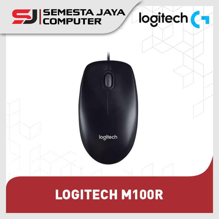 Gambar LOGITECH M100R BLACK / LOGITECH M100R / MOUSE LOGITECH / M100R / MOUSE dari Semesta Jaya Computer Kab. Sleman Tokopedia