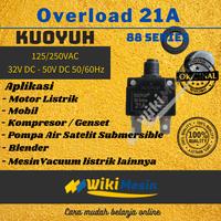 Gambar Overload Circuit Breaker Thermal Protector Kuoyuh 88 Series 21A dari Overload Wikimesin Kab. Tangerang 1 Tokopedia
