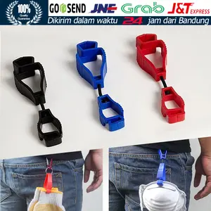 Glove Clip Safety /Hand Glove Holder /Gantungan Sarung Tangan Penjepit