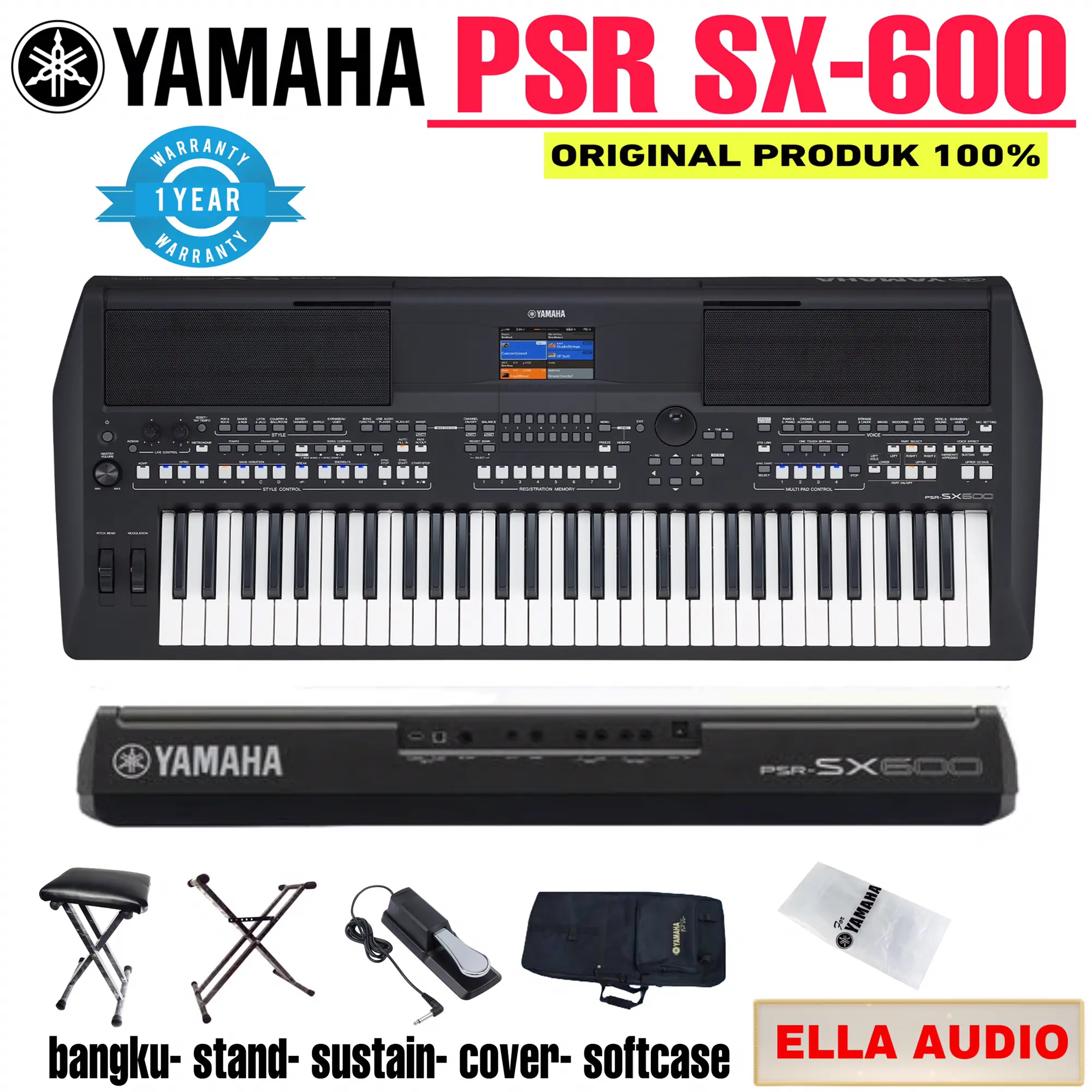Yamaha psr SX600 Keyboard yamaha sx 600 Original