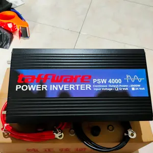TAFFWARE Power Inverter Pure Sine wave PSW 4000 DC12V to 220V 24V-220V
