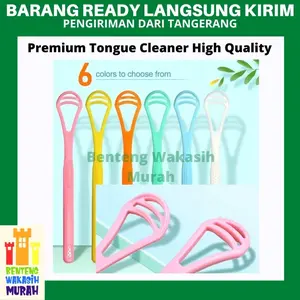 Alat Pembersih Lidah Tongue Cleaner Scraper Sikat Anti Bau Mulut