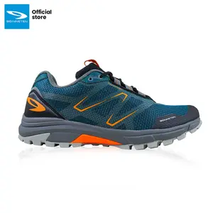 910 Nineten Yuza Sepatu Lari Trail Running - HijauDeep Teal/Jingga/Abu