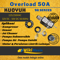 Gambar Overload 50A Kuoyuh 98 series Circuit Breaker Push Button Listrik dari Overload Wikimesin Kab. Tangerang 3 Tokopedia