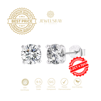Gambar Anting Blaine Moissanite Earrings Diamond Look Lamaran Kawin Tunangan - Tanpa Gift, 0,.5 Carat x 2 dari Luxoela Kota Administrasi Jakarta Barat 2 Tokopedia