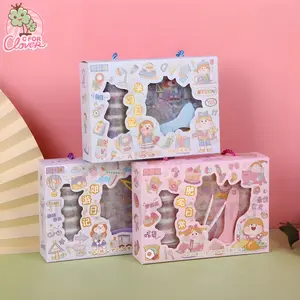 CHUBBY GIRL STICKER SET + STICKER ROLL stiker box set gemoy goodie bag