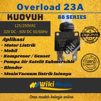 Gambar Overload Circuit Breaker Thermal Protector Kuoyuh 88 Series 23A dari Overload Wikimesin Kab. Tangerang 3 Tokopedia