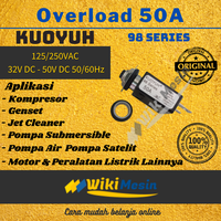 Gambar Overload 50A Kuoyuh 98 series Circuit Breaker Push Button Listrik dari Overload Wikimesin Kab. Tangerang 1 Tokopedia